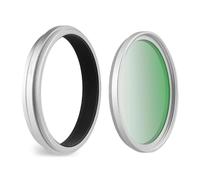 Anillo Adaptador de Filtro de Lente Compatible con Fujifilm X100VI X100V 49mm UV CPL ND AR-X100(Silver Set)