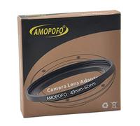 Anillo adaptador de filtro Step Up de 49 mm a 62 mm, de metal para objetivo de cámara con rosca de filtro de 49 mm a anillo de filtro de 62 mm