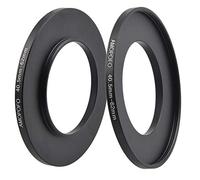 Anillo adaptador de filtro step up (de aumento) para pasar de 40,5 mm a 62 mm (metal), compatible con objetivos de 40,5 mm de todos los fabricantes y con arandelas de portafiltros de 62 mm (40,5-62 mm)
