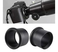 Anillo Adaptador de Lente de Ocular de Telescopio Astronómico de 2 Pulgadas a M48 * 0,75, Totalmente Roscado, Compatible con Lentes M42 en Cámara para Fotografía de Enfoque Directo