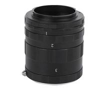 Anillo Adaptador de Lente de Primer Plano Aleación de Aluminio Cámara SLR Negra Anillo de Lente Macro Adaptador de Extensión de Disparo de Primer Plano para Cámaras con