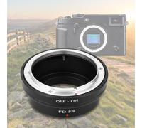 Anillo adaptador de lente totalmente metálico FD-FX para Fuji X-Pro1, negro, 73 g