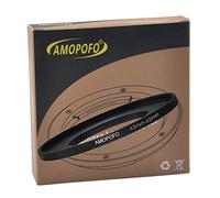 Anillo adaptador de metal para filtros de 43 mm a 62 mm, hecho de aluminio mecanizado CNC con acabado galvanizado negro mate