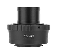 Anillo Adaptador de Montaje de Telescopio de Metal T2-M4/3 de 1,25 Pulgadas, Aleación de Aluminio, para Cámara paraM4/3, Conecta Cámaras a Ciertos Tipos de Microscopio