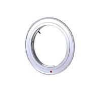 Anillo Adaptador de Montura de Lente OM-for EOS Plateado, Montura for Olympus OM (no Sistema 4/3) for cámara for Canon con Montura for EOS EF/EF-S