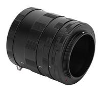 Anillo Adaptador de Tubo de Extensión Macro para Montura OM, Adaptador de Lente Macro, Juego de Tubos de Extensión Macro de Aleación de Aluminio Superficie Mate