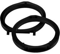 Anillo adaptador espaciador de altavoz para puerta delantera, anillos espaciadores de altavoces para coche, adaptador de plástico para montaje estéreo, diseño de componentes resistentes