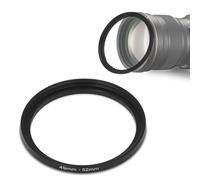 Anillo Adaptador Reductor para Lente de Cámara, Convertidor de Aleación de Aluminio, Anillo Elevador para Filtro de Primer Plano UV CPL ND con Varios Filtros de Lente (49-52 mm)