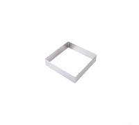 Anillo ajustable de acero inoxidable para molde diseñado para hornear tartas y componentes de postre que proporciona integridad durante la preparación y el ajuste (30,5 cm)