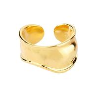Anillo ajustable para mujeres, en ancho irregular cóncavo convexo punk hip hop hop ajustable nudillo de nudillo de nudillo de nudillo de nudillo de dedo del dedo del dedo del dedo del dedo del pie