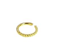 Anillo ajustable para mujeres, s sterling plateilver anillo para mujeres creative en twist suave costura simple atardable nudillo de nudillo de nudillo anillo de la junta del dedo para las chicas de
