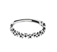 Anillo ajustable para mujeres, s sterling plateilver anillo para mujeres retro estrella desgastada moda abierta nudillo de nudillo de nudillo anillo de la junta del dedo para las dama del día de la