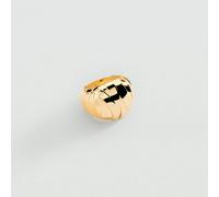 Anillo Ancho Be - Dorado - Aleación metal con baño de oro 750/1000 - Talla : 56 - Agatha Paris