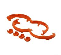 Anillo anticolisión de PC para DJI Avata 360, paquete de 2 protectores de cubierta protectora, accesorio fácil de instalar para un vuelo seguro al aire libre (naranja)