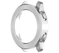 Anillo Bisel Cubierta Caso Adecuado para Xiaomi Watch S3, Watch S3 Funda Protectora + Set Bisel de Recambio (Plata)