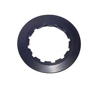 Anillo Bloqueo Cassette Aleación De Aluminio 7075, 11 Dientes, Cubierta Anillo Bloqueo Cassette, Tornillo Fijación Rueda Libre para Bicicleta Montaña(Black)