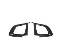 Anillo Botón Decontrol Aire Automóvil Embellecedor De Botón Volante Cromado ABS Para Range Para Rover Para Evoque 2012-2017 2 Piezas Accesorios Decoración Interior Coche