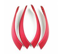 Anillo Botón Decontrol Aire Automóvil Embellecedor del panel reposabrazos de la manija interior puerta Para Serie 3 y 4 F30 F32 3GT F34 2017-2019(Doorknob Red)
