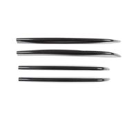 Anillo Botón Decontrol Aire Automóvil Tiras Decorativas Para Luces Antiniebla Delanteras Embellecedor De Rejilla Entrada Aire Accesorio ABS Para Benz Para GLC Para Class X253 2020(Carbon Fiber)