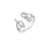 Anillo, Carta de Amor Mujer Simple Lindo Anillo de Amor Jewelr(1)