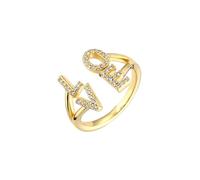 Anillo, Carta de Amor Mujer Simple Lindo Anillo de Amor Jewelr(6)