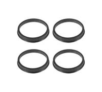Anillo Central Para Cubo De Rueda De Coche Universal Piezas De 66.1-57.1 60.1 64.1mm De Plástico ABS Negro Espaciador Rueda Adaptador(66.1-57.1mm-20PCS)