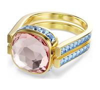 Anillo Chroma, Talla cojin, Multicolor, Acabado en oro de 18 quilates 52