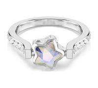Anillo Chroma, Tallas mixtas, Estrella, Blanco, Acabado en rodio
