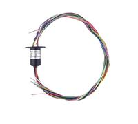 Anillo colector 12rings2A anillo conductor cepillo junta rotativa anillo colector cepillo de carbón diámetro del anillo deslizante