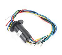 Anillo Colector Conductivo 50 RPM 6 Anillos 29.8 Mm Diámetro Alta Potencia Eléctrico 0~600VAC/DC 0.1N/m + 0.03Nm/6ch MW1615