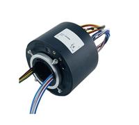 Anillo colector conductor Conexión giratoria hueca de 360 grados 6 12 ruta 5A10A eléctrico alta velocidad Agujero pasante(3899 -12 way 5A middle 38.1 outer 99)