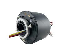 Anillo colector conductor Conexión giratoria hueca de 360 grados 6 12 ruta 5A10A eléctrico alta velocidad Agujero pasante(50119 -6 way 5Amiddle 50 outer 119)