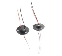 Anillo colector de 2 núcleos de 10 A, transformador de corriente trifásica de 360° para aerogeneradores y robótica, carcasa ABS, cable de 220 V/300 mm, color negro