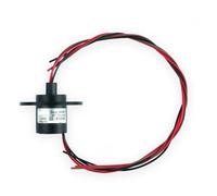 Anillo colector de anillo colector eléctrico, cepillo de anillo de 3 vías, 5 A, diámetro de 22 mm, anillo eléctrico, rendimiento conductivo duradero, longitud de cable estándar de 250 mm