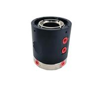 Anillo colector de gas de 4 vías, rosca G3/8, orificio interior de 50 mm, diámetro exterior de 119 mm, anillo conductor de gas, junta rotativa de circuito de gas.(End face 4 in 4 out)