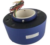 Anillo colector de orificio pasante de 50 mm, anillo colector de eje hueco 10A de 6 canales/12 canales con diámetro exterior de 113 mm for rotores