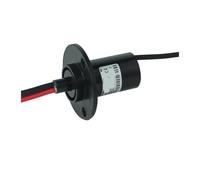 Anillo colector de turbina eólica de alta corriente, 2 cables, 30 A, adecuado for diámetro exterior de 22 mm