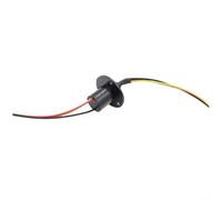 Anillo colector eléctrico 15 A 220 V con rotación de 360 grados para equipos de prueba robótica y aerogeneradores ABS robusto para transmisión de corriente trifásica en aplicaciones industriales