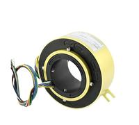 Anillo colector eléctrico pasante, Anillo colector de orificio pasante conductivo Agujero interior de 90 mm Diámetro exterior de 185 mm 2-24 canales(B)