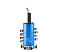 Anillo colector integrado gas-eléctrico 2 4 6 8 10 12 Gas de 20 vías + pintura de paso 6-56 Junta giratoria de 360 grados(8 inputs 8 out 36-WAY- 2A)