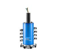 Anillo colector integrado gas-eléctrico 2 4 6 8 10 12 Gas de 20 vías + pintura de paso 6-56 Junta giratoria de 360 grados(8 inputs 8 out 56 -WAY- 2A)
