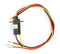 Anillo colector Torvex, MW1320, conector rotativo de anillo colector conductivo, 3 cables, conductor de corriente de 20 A, velocidad nominal de transmisión de potencia de 150 RPM.