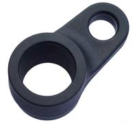 Anillo colgante de cuerda de tríceps para máquina de cable, mango de entrenamiento de fitness de nailon con acabado de electroforesis, accesorio de gimnasio negro para ejercicios de empuje