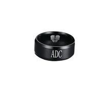 Anillo con adorno, anillo periférico de anime para hombres y mujeres, anillo LOL de acero inoxidable negro, anillo de equipo, soporte medio de ADC de la jungla superior grabado