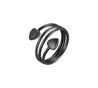 Anillo con anillo de resorte con incrustaciones de alta eficacia y tamaño ajustable accesorios columpio anillos, A, Metal, Sin piedra preciosa