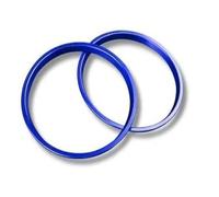 Anillo Cubierta Interior Exterior Salida Ventilación Aire Acondicionado | Decoración interior coche Para Toyota GR86 2021-2024(2 Blue outer)