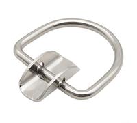 Anillo D-For para cilindros de aire de buceo de montaje lateral, abrazadera de correa de tanque de acero inoxidable 316 de grado marino, diseños de perfil bajo para buceo técnico y recreativo
