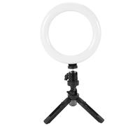 Anillo de 6 Pulgadas con LED de Soporte Ajustable con Modo de Luz Regulable 3 para FotografíA de Maquillaje de TransmisióN en Vivo de YouTube