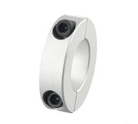Anillo de abrazadera de aluminio con configuración de dos piezas y rango de tolerancia apretado para un posicionamiento estable del eje (30 mm)