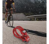 Anillo de abrazadera de palanca de cambios de transmisión de aleación de aluminio compatible con SRAM para modelos X7 X9 XX 1 utilizados en bicicletas de montaña y carretera (rojo)